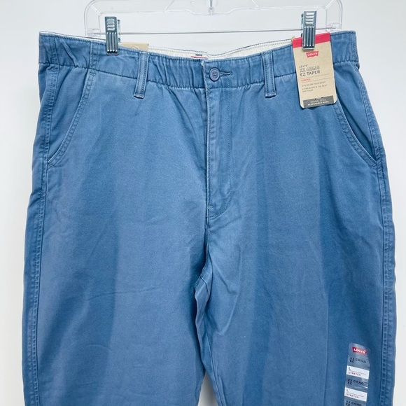 Levi’s XX Chino Pants Size L Ez Man’s Taper Stretch Blue New - Picture 5 of 14